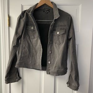 Dear John Gray washed denim jean jacket.  Size M